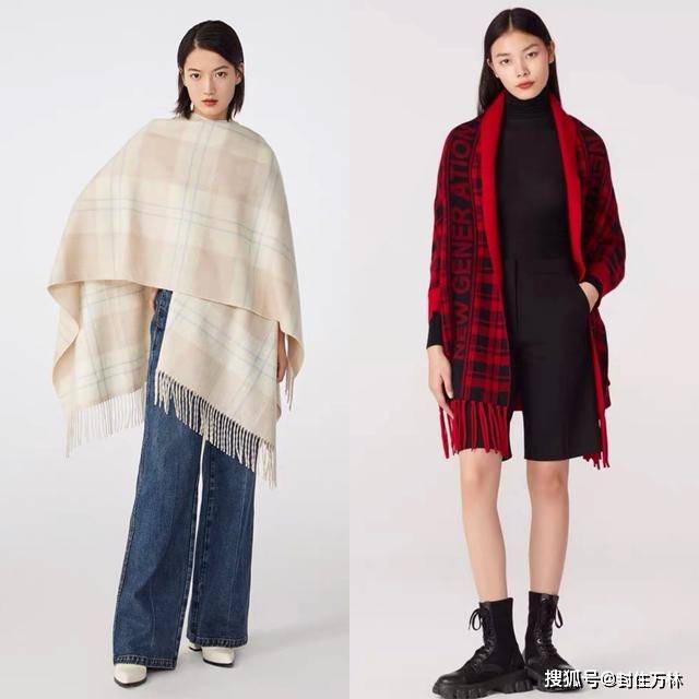 整体 冬天“披肩”既保暖，又能提升时尚感！穿法灵活，风格多变