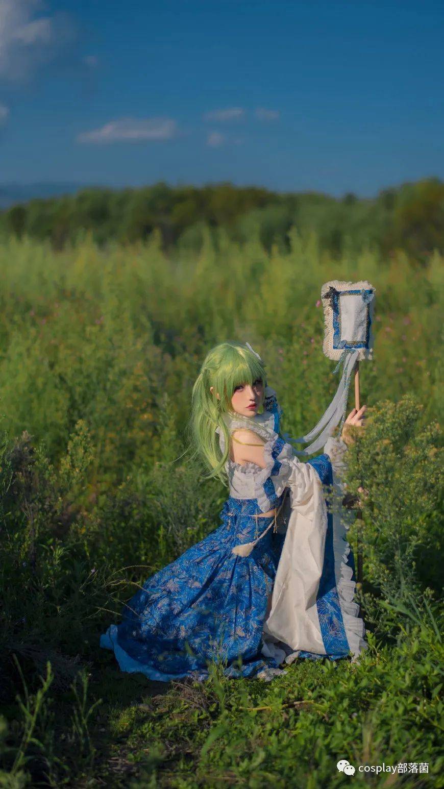 cos东方project东风谷早苗cos正片苍崎岚子