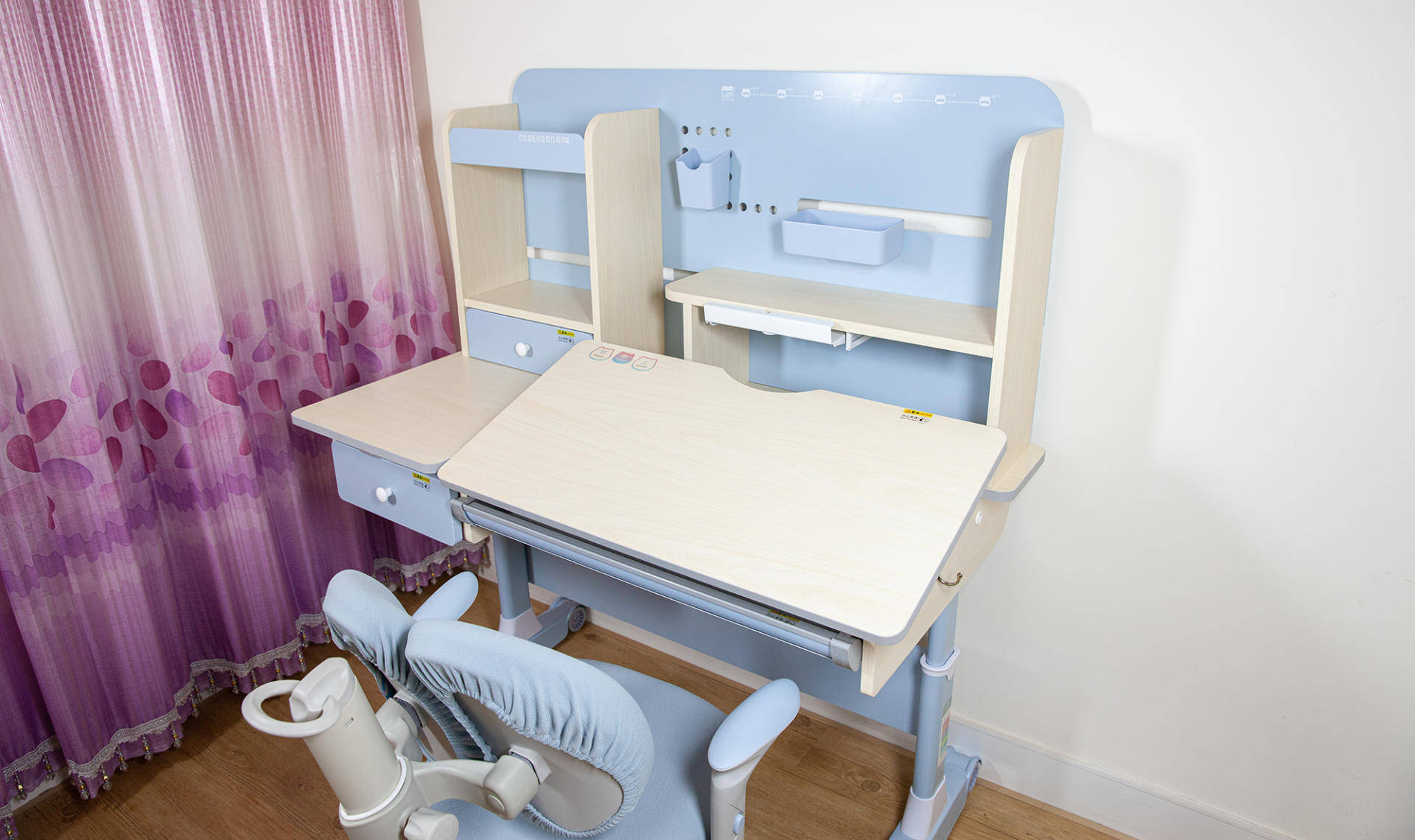 双11儿童桌选购指南-附科贝森儿童学习桌套装使用体验