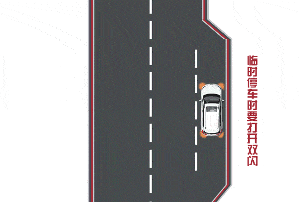 动不动就喜欢开双闪 看完这个要为司机们捏把汗 车辆