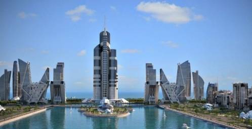 阿塞拜疆正在建造一座人工城，耗资达千亿美元，规模不输迪拜