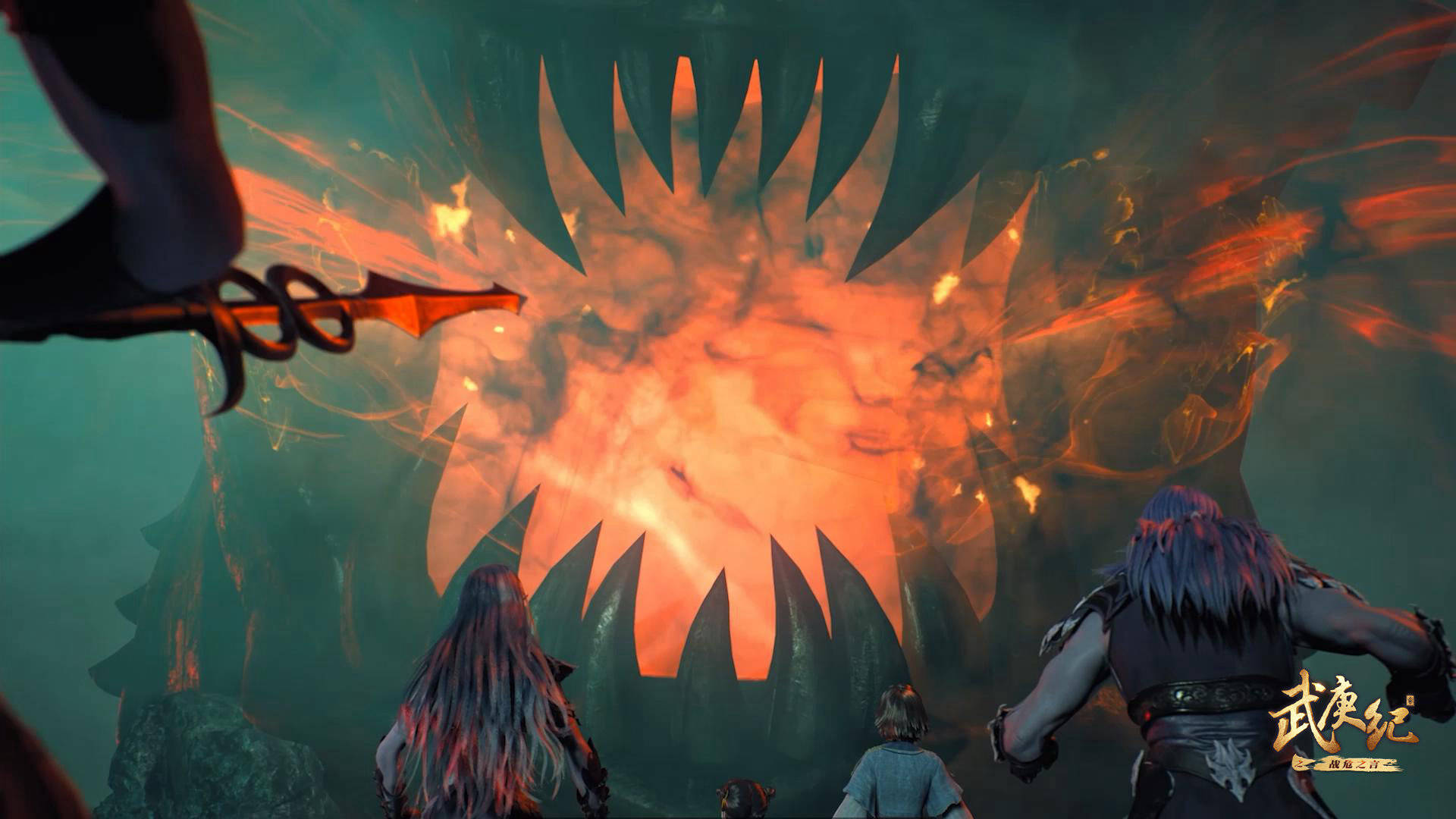 武庚纪132话先行，两位远古旧神登场，武庚vs刑天，归墟大门崩溃_蚩尤族