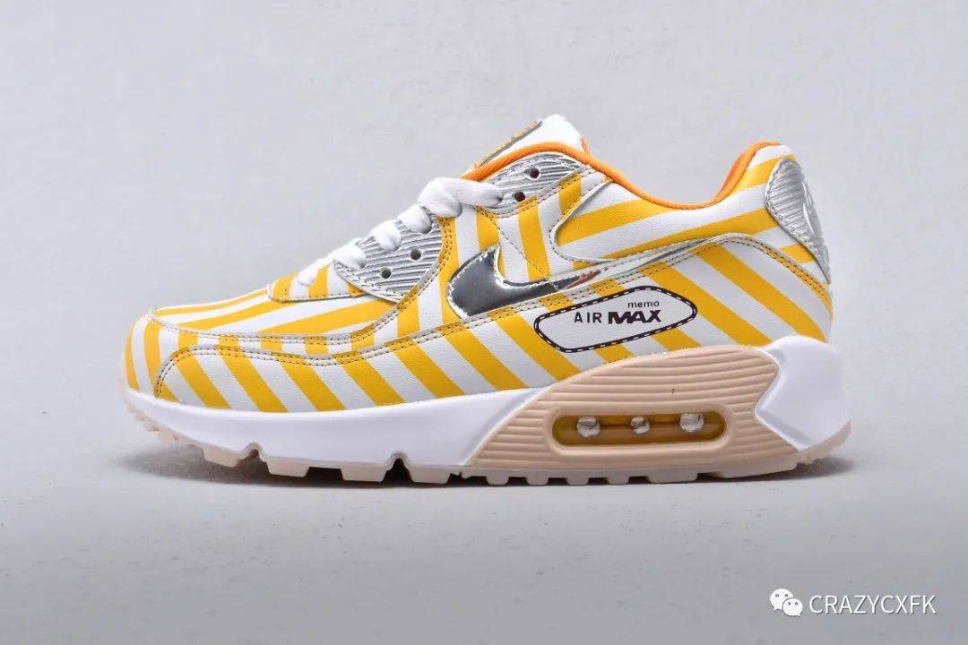 Mart 耐克 Nike Air Max 90 SE Swoosh Mart 炸鸡元素小气垫运动鞋