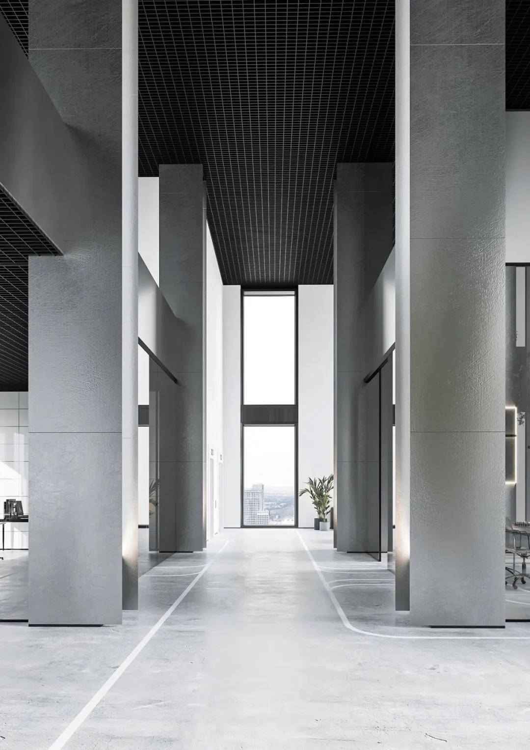 高级灰办公室装修 | 经得起时间的洗礼,耐得住岁月的沉淀