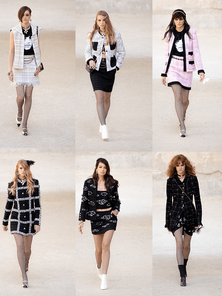 Chanel Chanel 2022度假系列，异域风情与粗花呢的时尚，休闲的小香风来袭