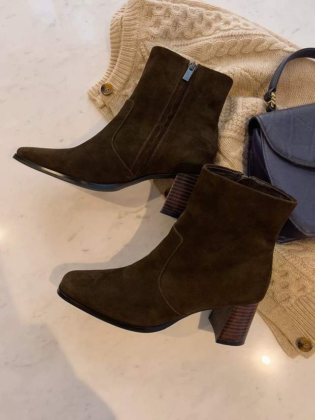 高个子 冬天变美小心机,搭配短靴显气质,轻松赢得美人心的时尚好物