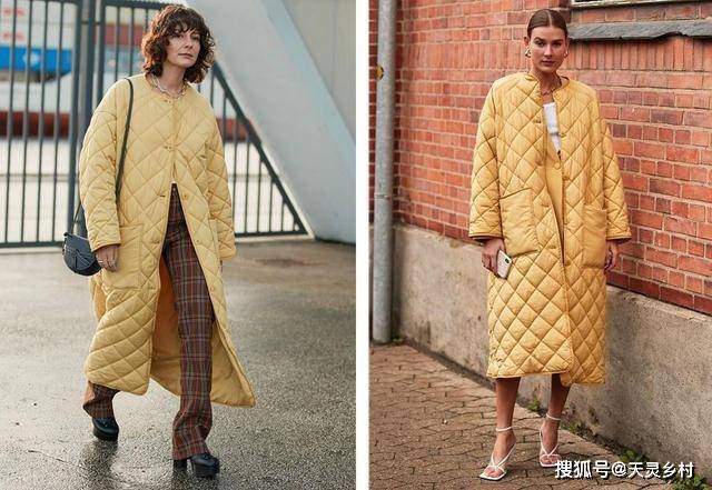腰带 别再跟风加拿大鹅了，今冬流行的还有绗缝棉衣，4个技巧远离土气