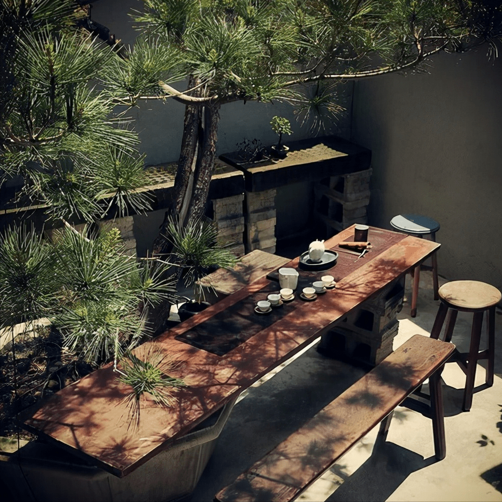 如何打造庭院茶艺空间30款庭院茶艺空间案例做法供您参考