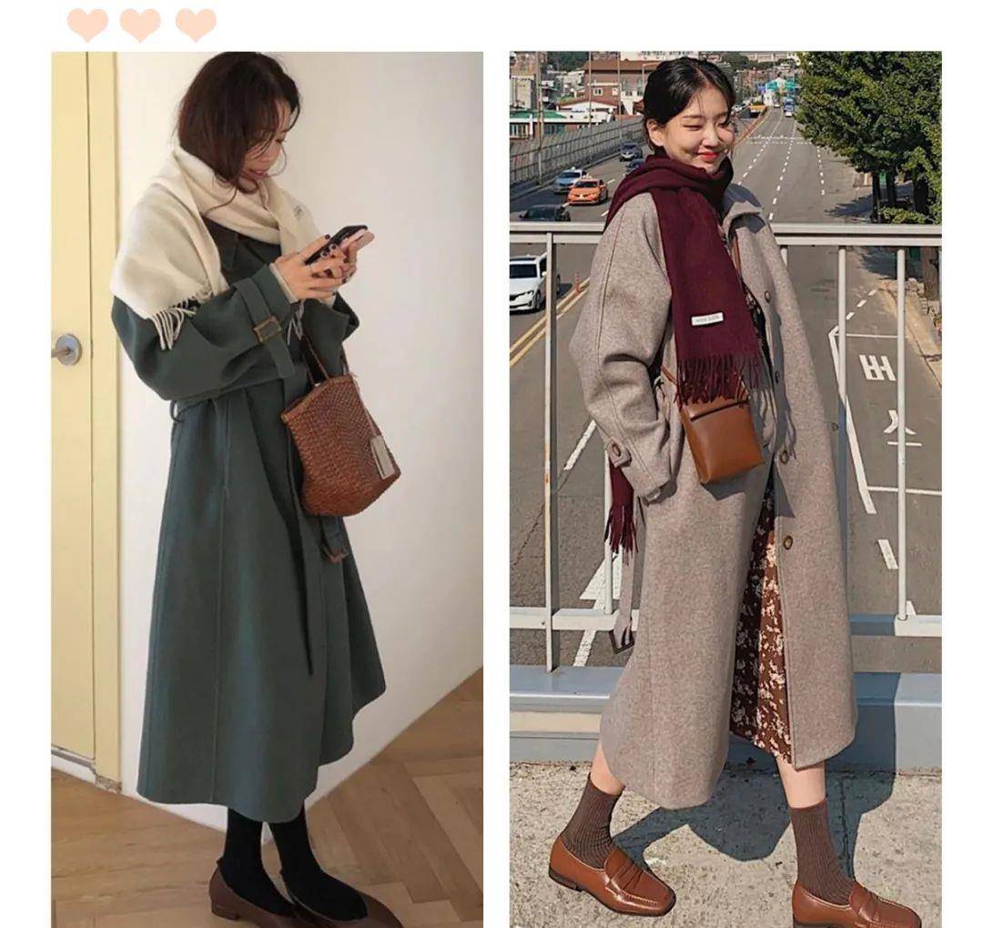 黑色 我的天啦！你穿“大衣＋半裙”的样子，真的美到窒息！