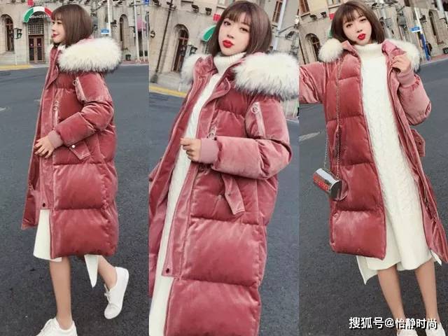 毛衣 初冬穿搭！今年流行这件丝绒羽绒服，比大衣暖和，比皮草还要时髦一百倍！