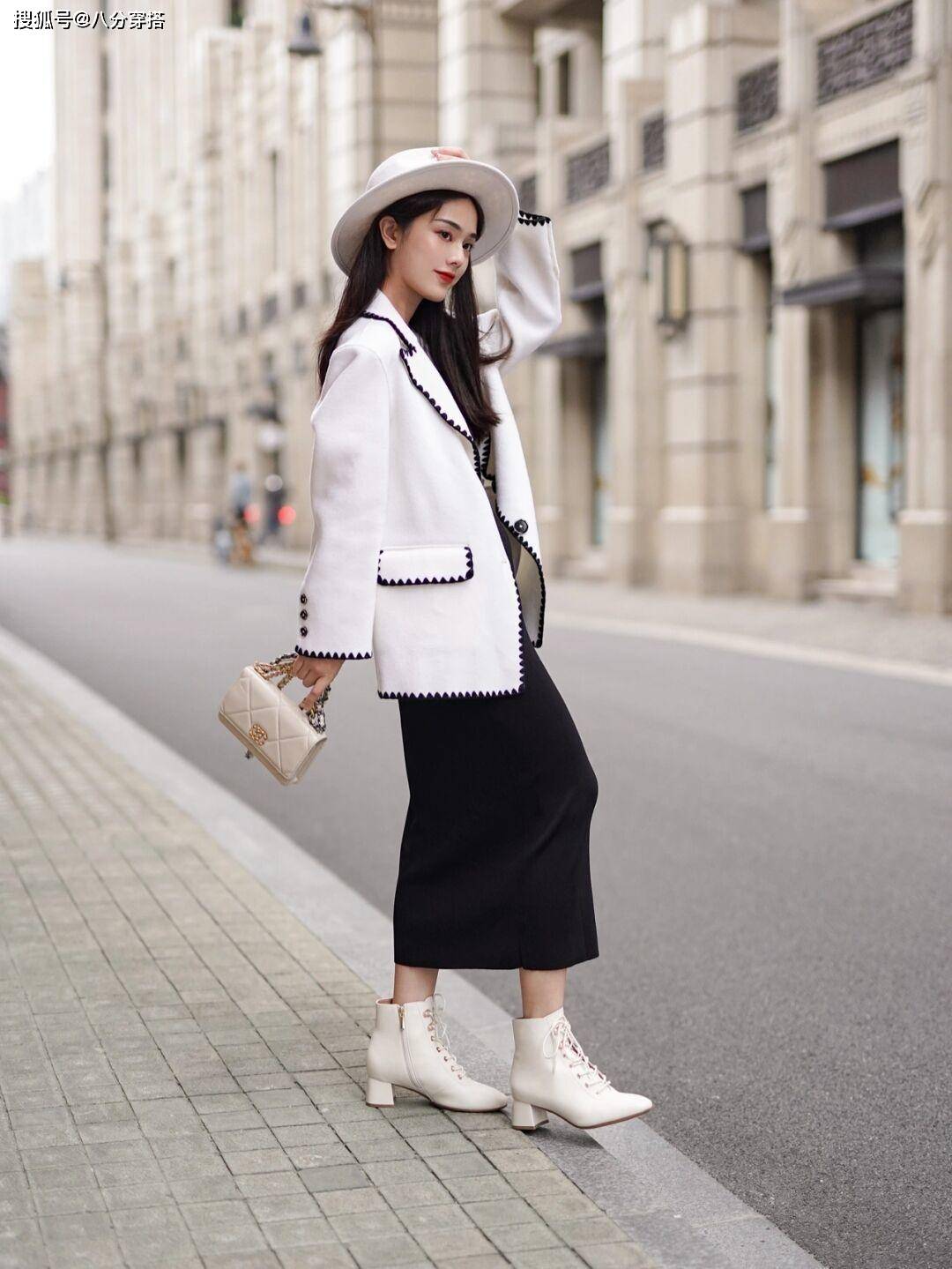 整体 谁说职场穿搭只能严肃？看看这些“毛呢西装”，知性简约又洋气