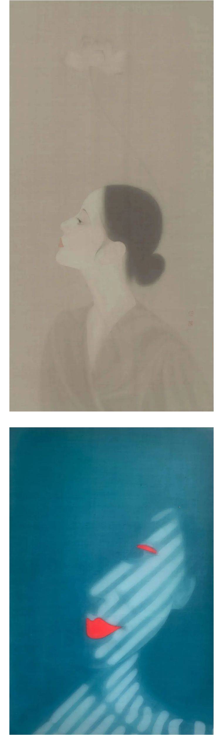 当代新工笔人物画李晶