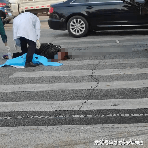 慘泰安某大街車禍一女子慘遭大車碾壓一定遠離大車