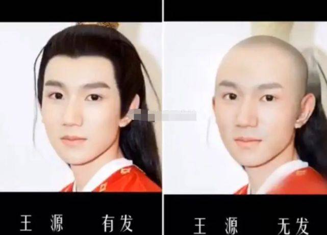 男明星光头照:忍住了三小只,躲过了黄子韬,看到李现:笑喷了!_王源