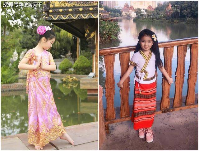 卫衣|萌娃阿拉蕾居家也时髦，粉衣黑裤扎元气丸子头，才8岁好比例惊人