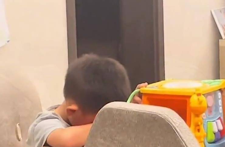 网友|辽宁一家全哄在哭的妹妹，哥哥低落坐一旁，被抱起后反应让人心疼