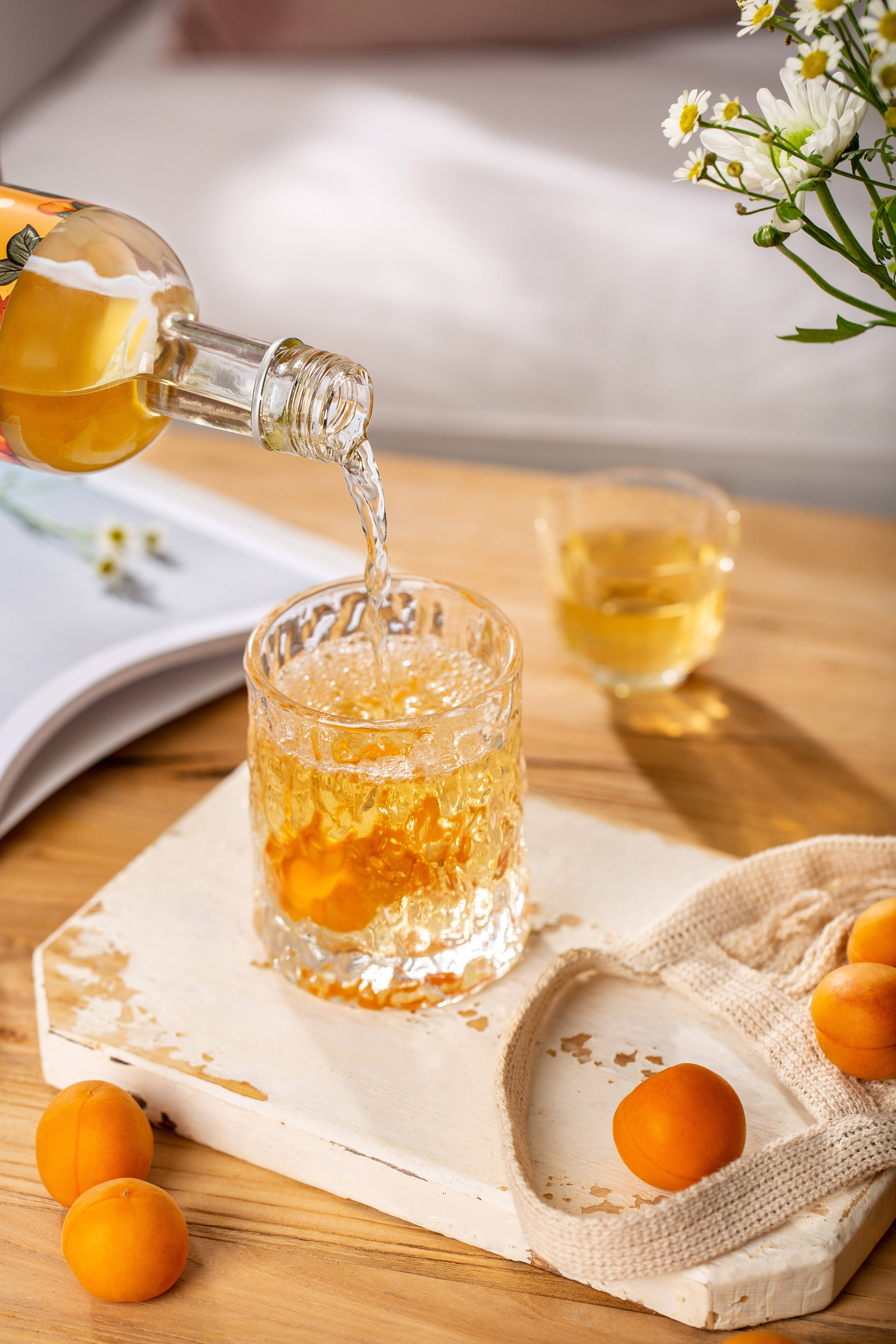 这就是纯水果发酵的杏酝花果酒口感测评绝了