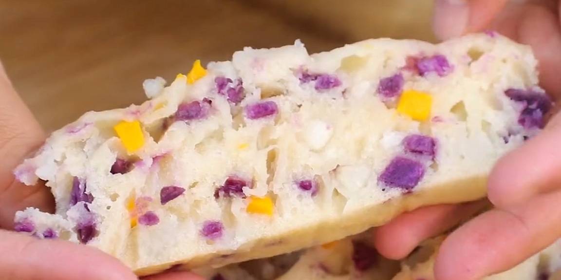 做法|早餐试试这样做,不用揉不用擀,筷子搅一搅,出锅香甜松软,真香