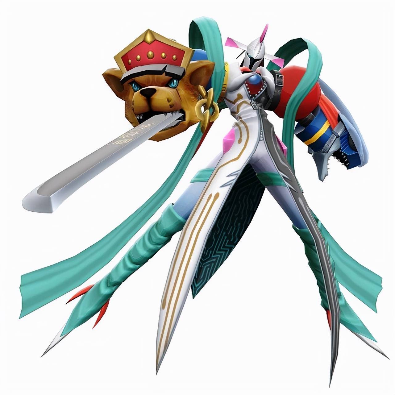 三,"混沌兽·瓦尔德臂"这只数码兽是"混沌兽"的亚种,两者的情况差不多