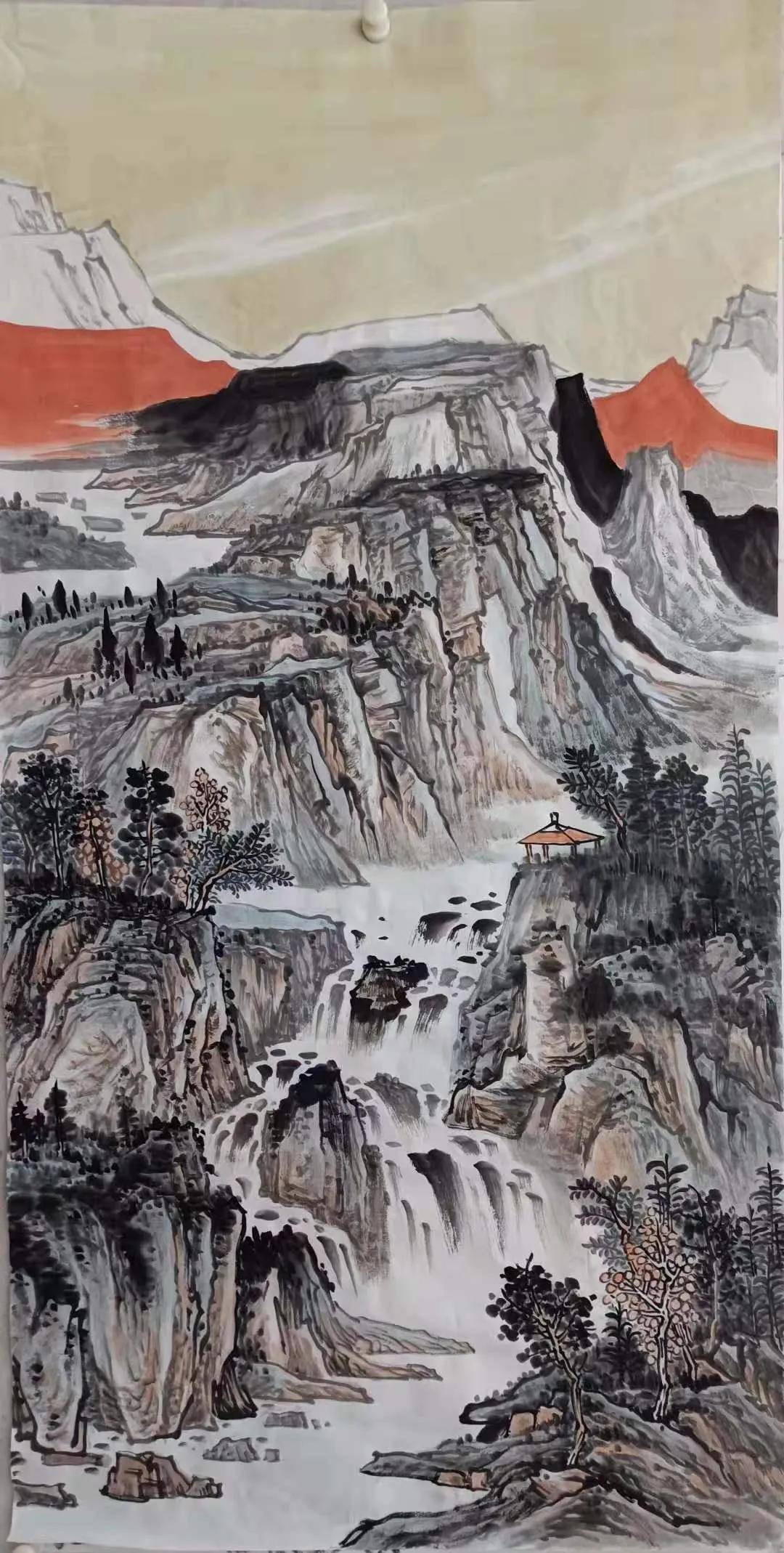 又又又一展讯 | 别具一格——赵丰国走进青州,山水作品展_甘竹