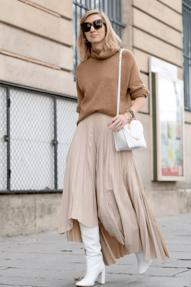 毛衣 比驼色更好穿,今年冬天“奶茶色”火了!