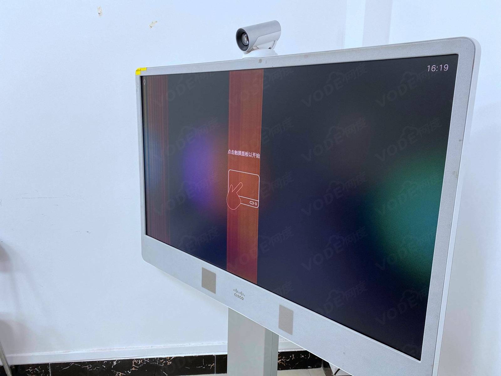 广西贵港视频会议设备思科mx300维修更换屏幕模组案例