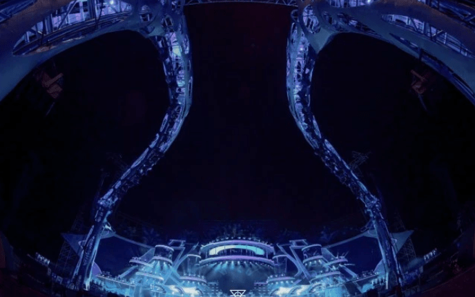 舞台|华晨宇火星演唱会预热，主舞台多视角呈现，打造火星上的音乐家园