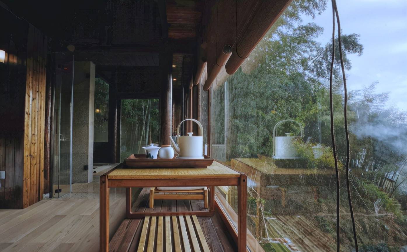 竹海美景,高山水疗…江浙精致私密的温泉民宿,冬天来过神仙日子_竹林