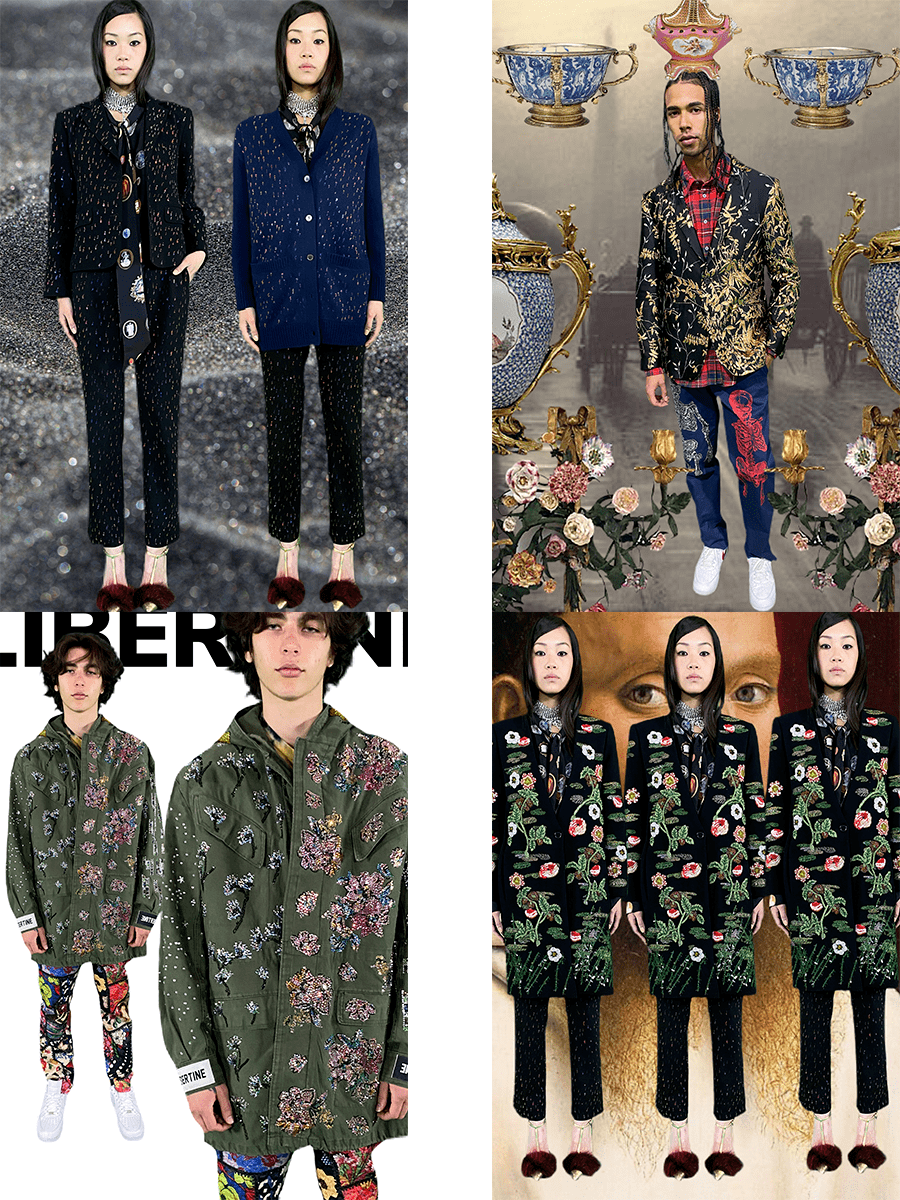 对比 Libertine 2021秋冬，幻想与超现实的浪漫，让感染力更具热情