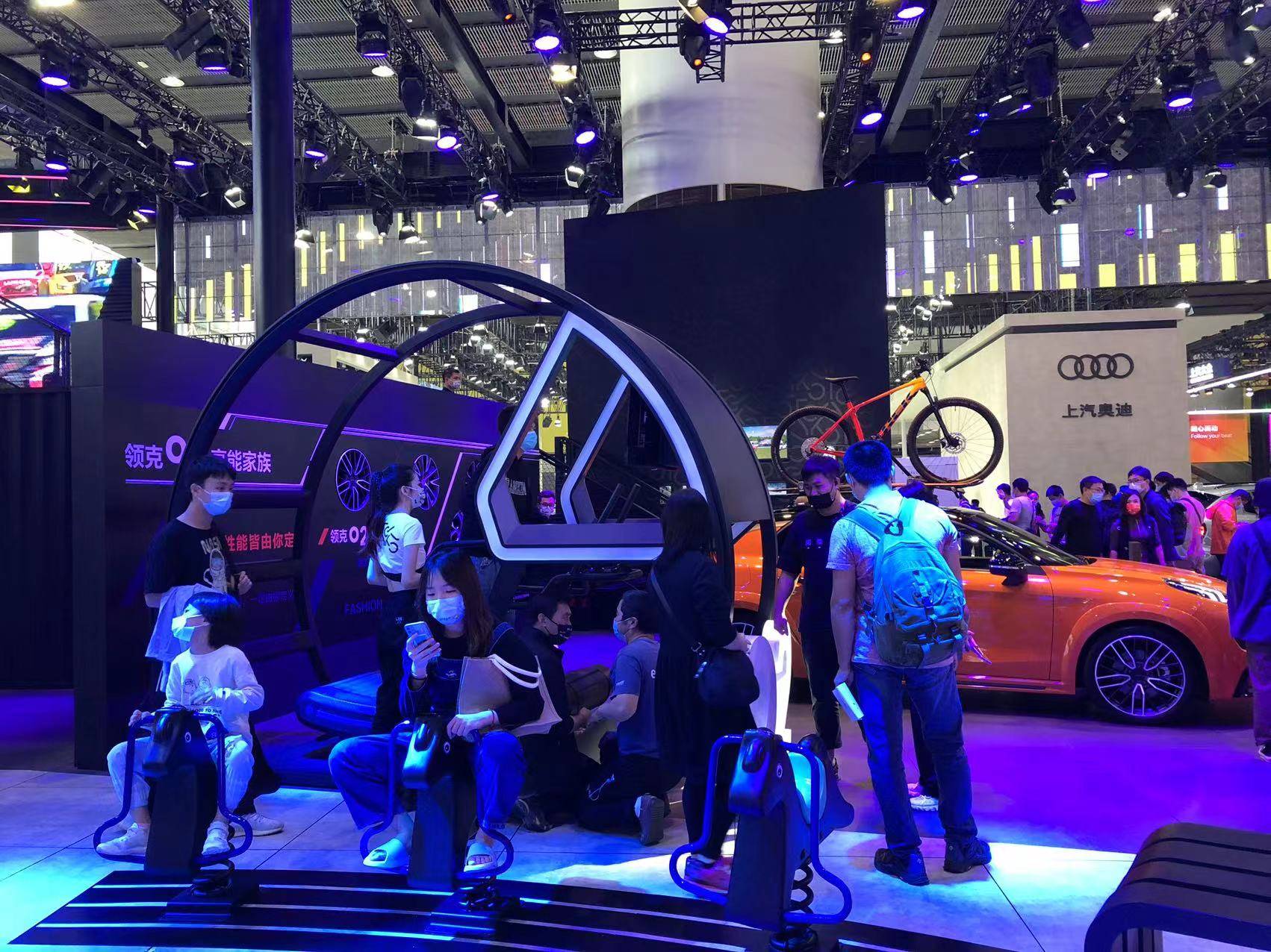 广州车展创意大比拼你弄飞机我搞游艇还有领克潮气逼人