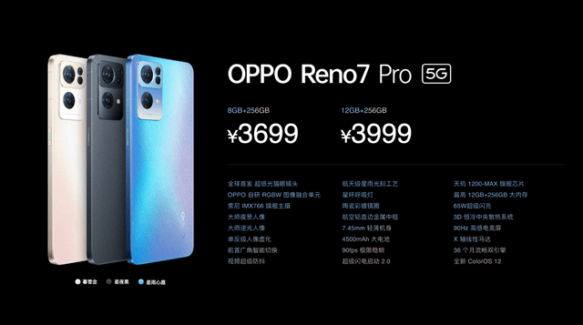 人像视频标杆之作OPPO Reno7系列发布，独家首发全新RGBW传感器IMX709永久独占
