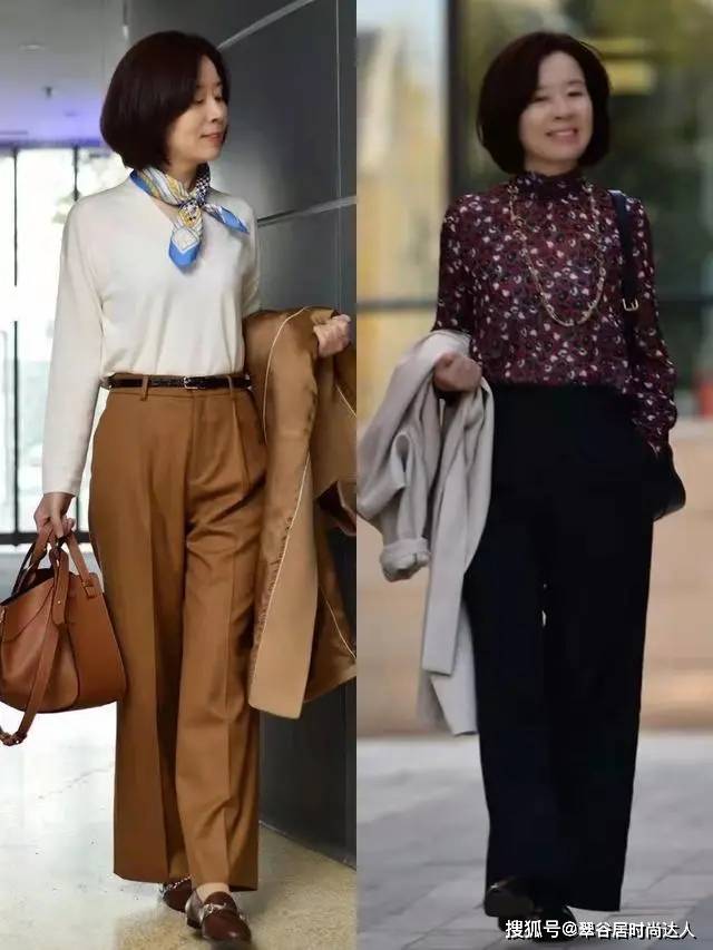 黑色 终于找到60岁妈妈的高级打扮，用“4款外套”打造年轻，照着穿很美