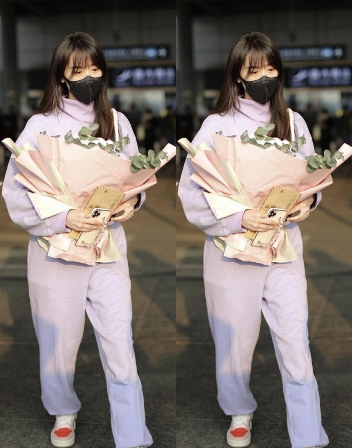 形象 年轻妹子穿浅色很清纯,参考袁冰妍的4款浅色造型,温柔又干净