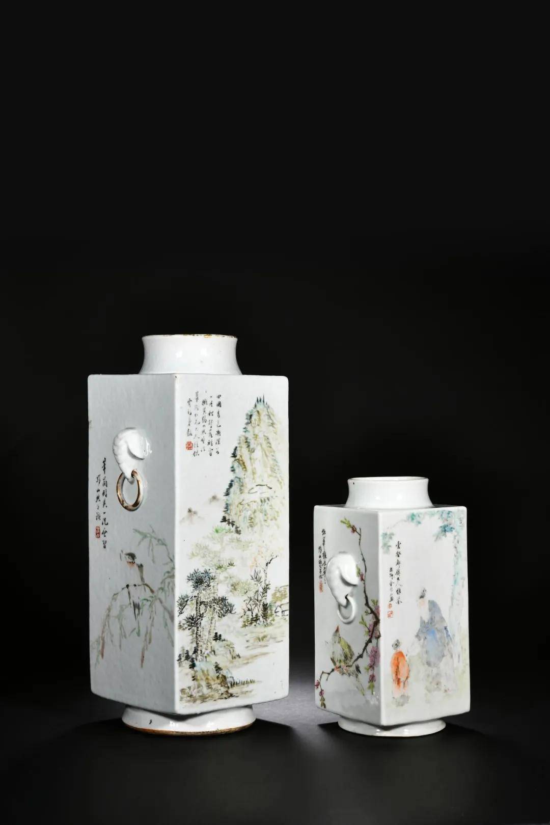 2021拍卖资讯：浅绛彩琮瓶双璧惊现北京秋拍，黟山樵子谁与争锋！_搜狐网