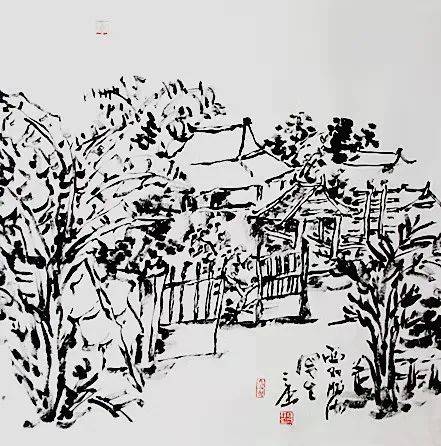 大理|展讯 | 黑乎乎远看内细——段成林焦墨山水展