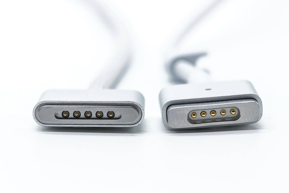 magsafe3和magsafe2磁吸充电线对比
