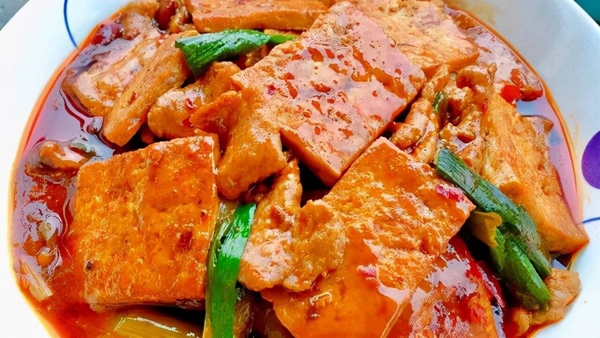 熊掌豆腐炒肉图片