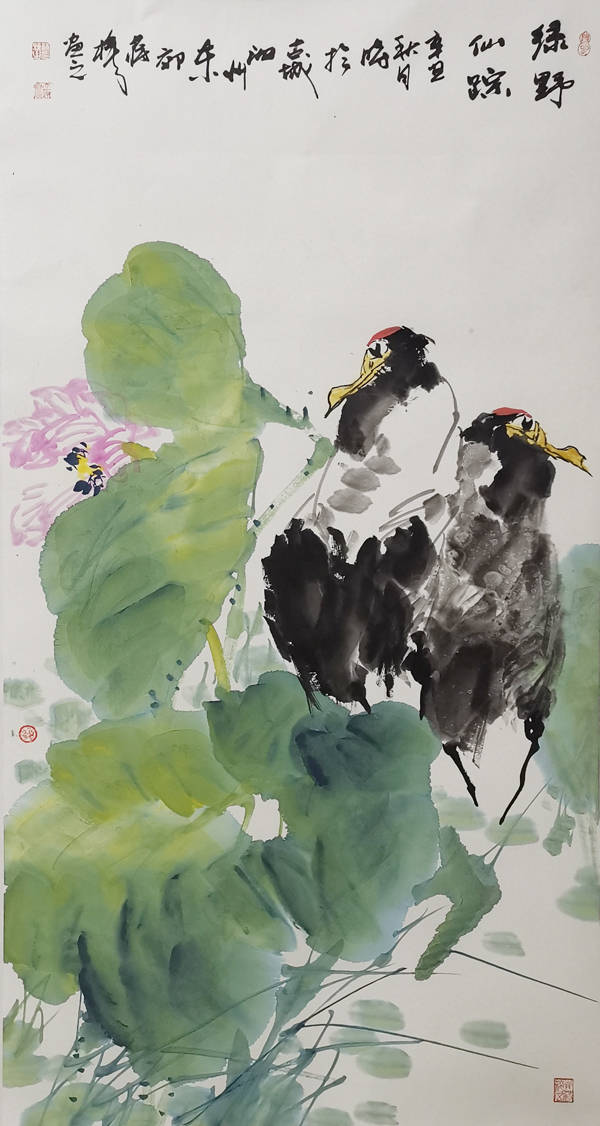 妙笔绘臻作 真意在心境—画家蒋旗作品赏析_大写意_先生_中国书画院