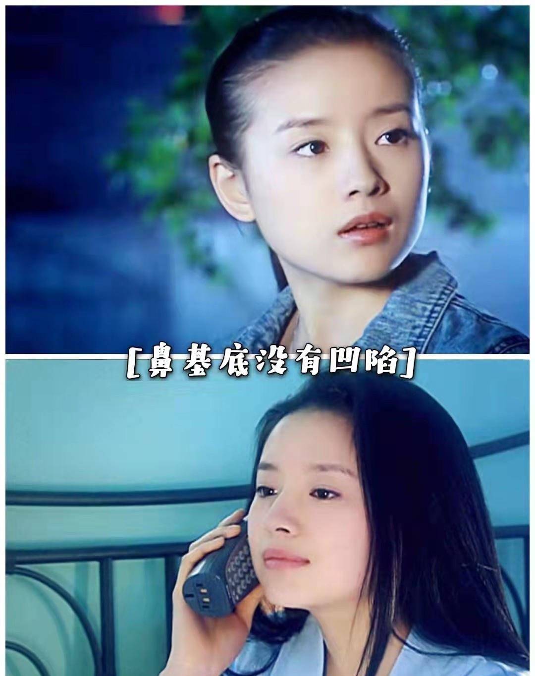 皮肉拥有完美鼻基底的董洁，为啥依然躲不过法令纹的拉垮？