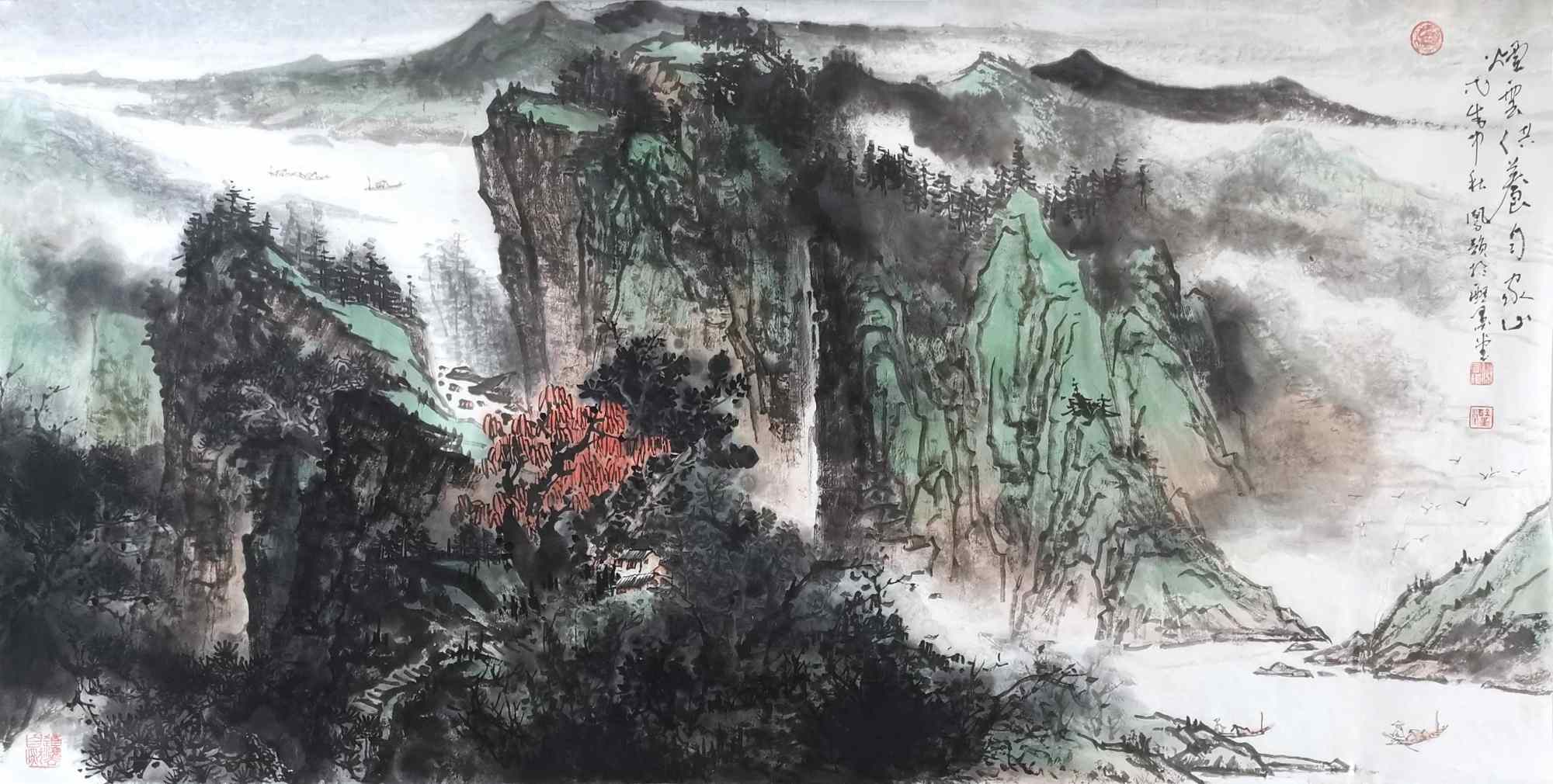 『寻艺之旅』著名山水画家倪凤韵