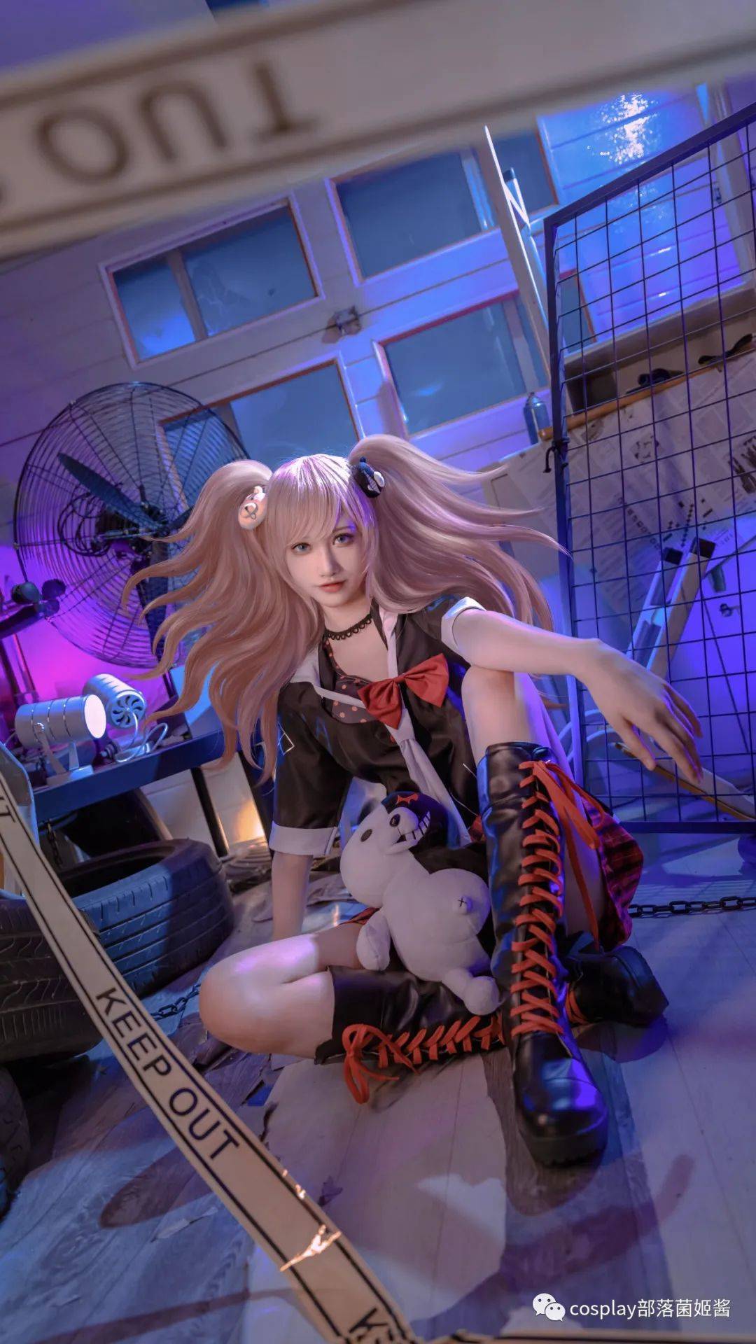 cos:弹丸论破江之岛盾子cos正片@栾一诺_wb_来源_病猫