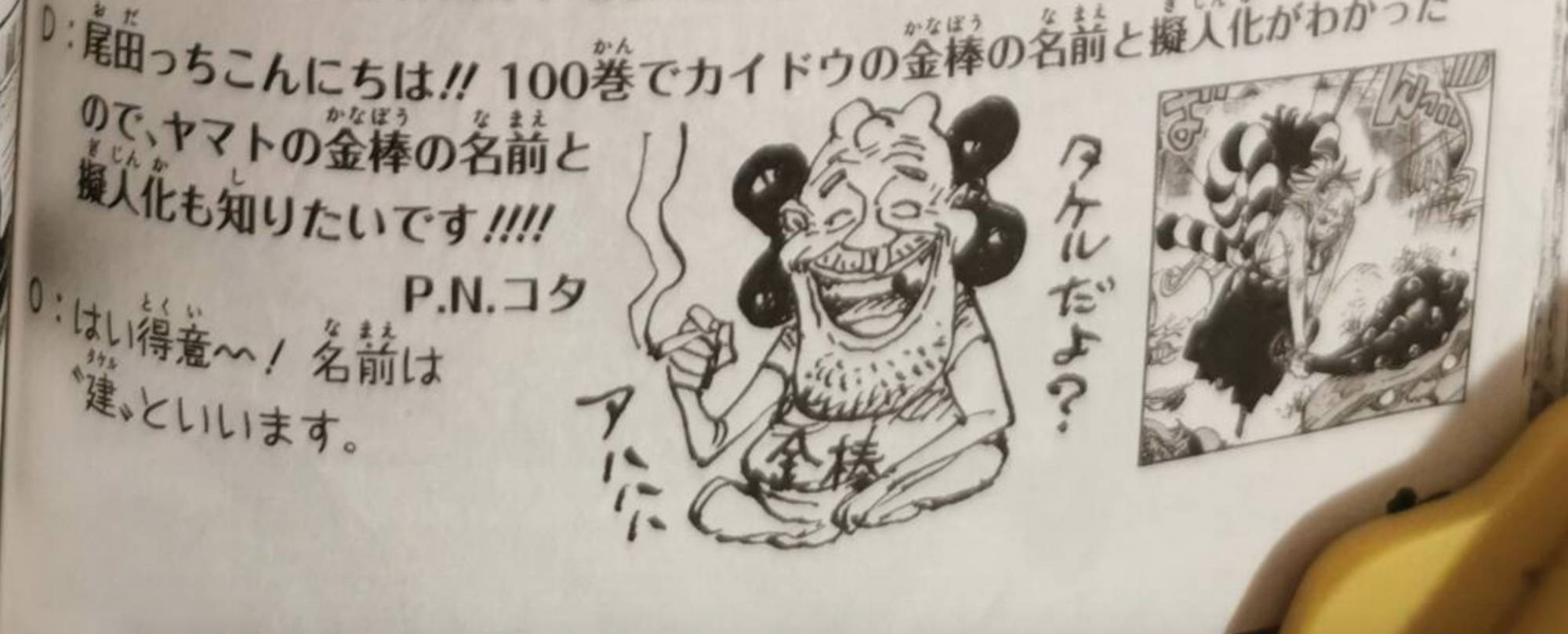 蜘蛛|海贼王101卷：大和的狼牙棒拟人化出现，基拉的恶魔果实形态太骚