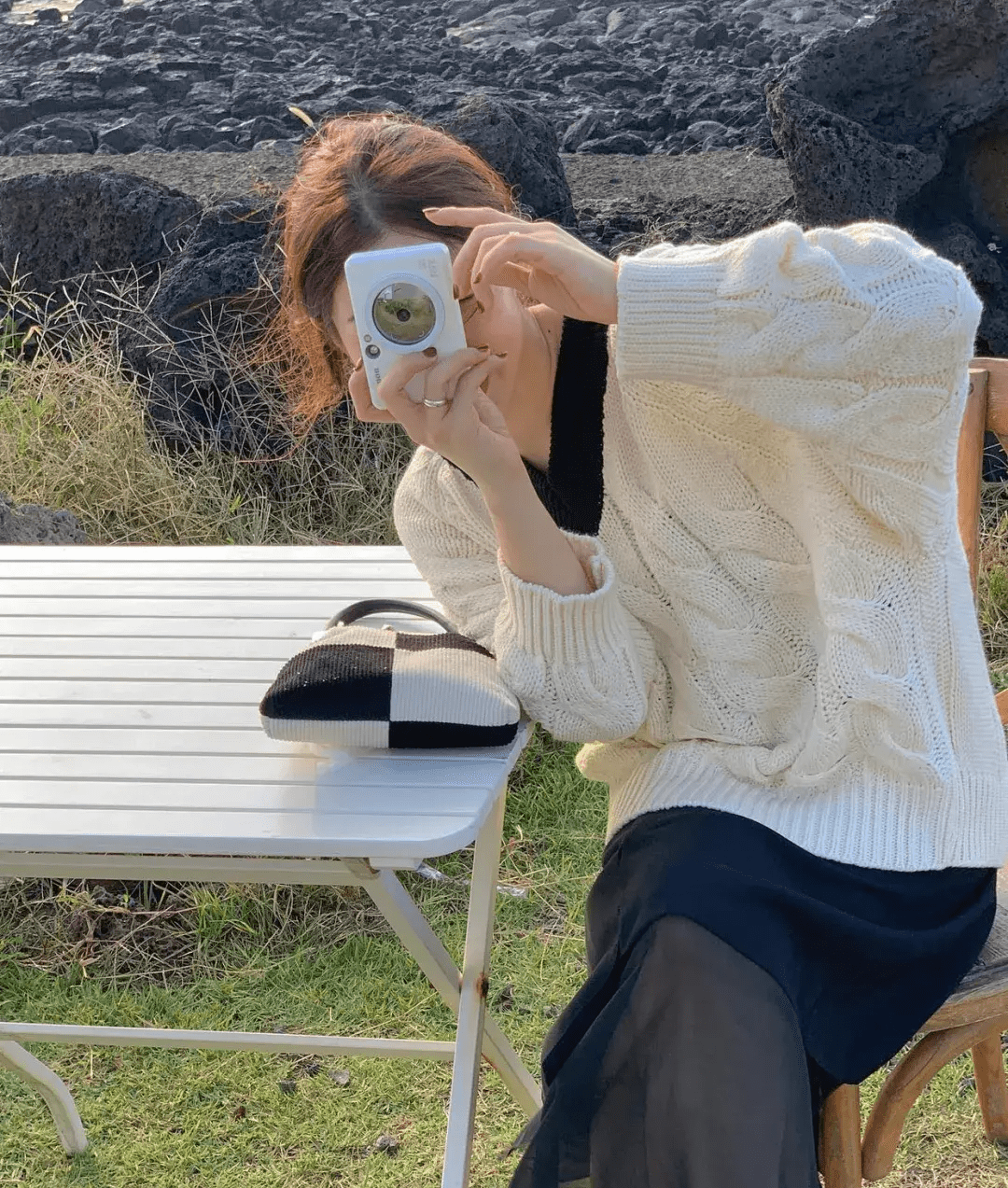 马海毛 冬天毛衣精选篇：25+的小姐姐复古毛衣好漂亮，是传统与简化结合