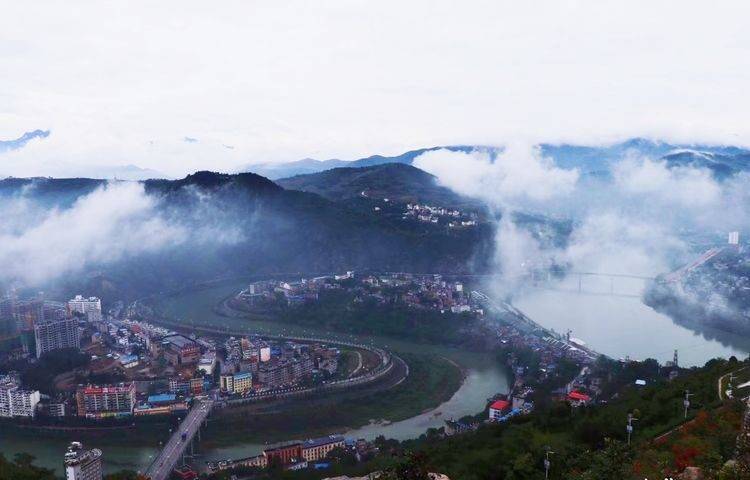 【视觉陕西】陕西旬阳市:太极城云海_云雾_毛公山_汉江