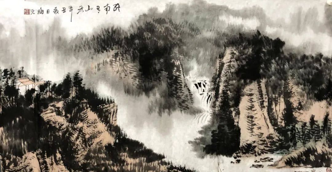 风景|展讯 | 山水风景 诗意境界——青州这场王海元书画展风景独好！