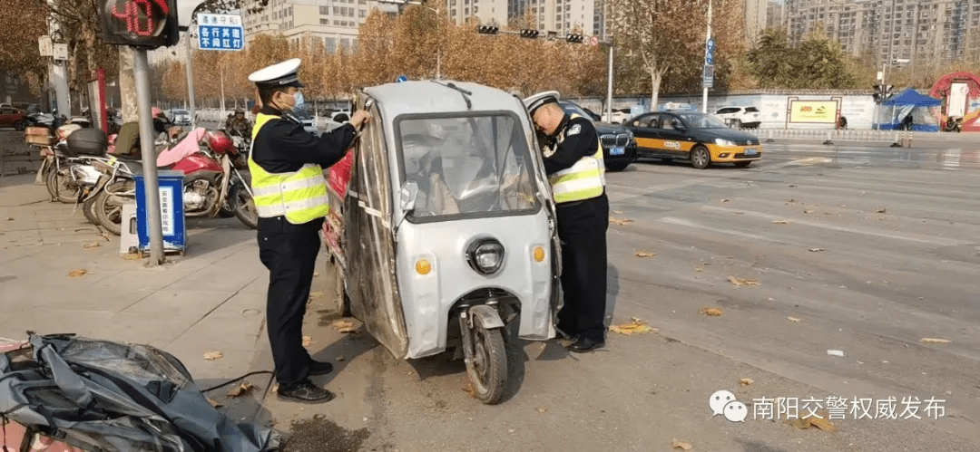 非機動車交通秩序整治進行中._行動_電動車_頭盔