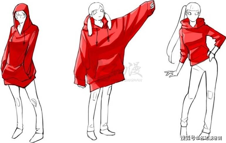 初学者也能学会的卫衣画法_进行_服饰_青睐