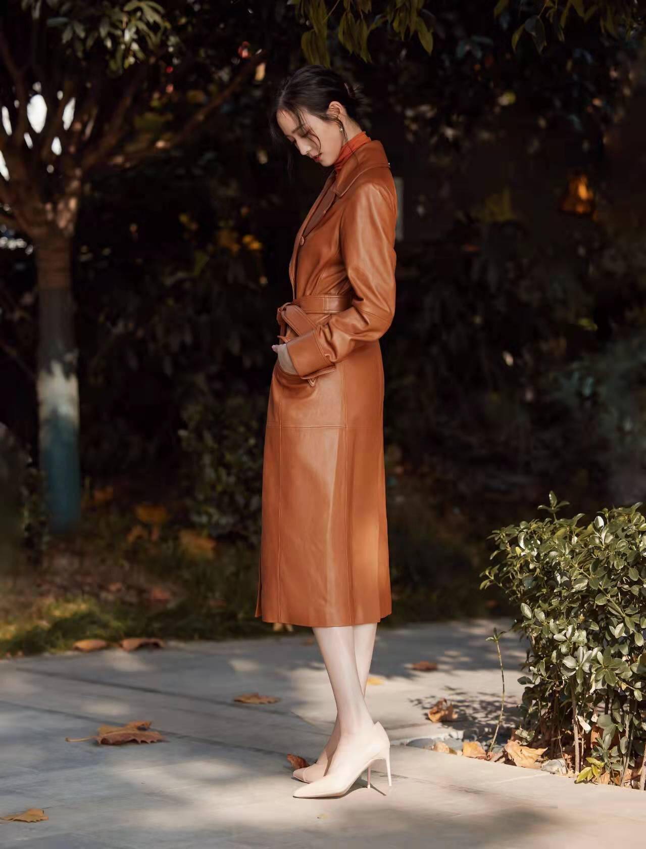 典范 张钧甯：职业女性穿衣典范，一身浅粉色西服套装温柔显甜美又气质