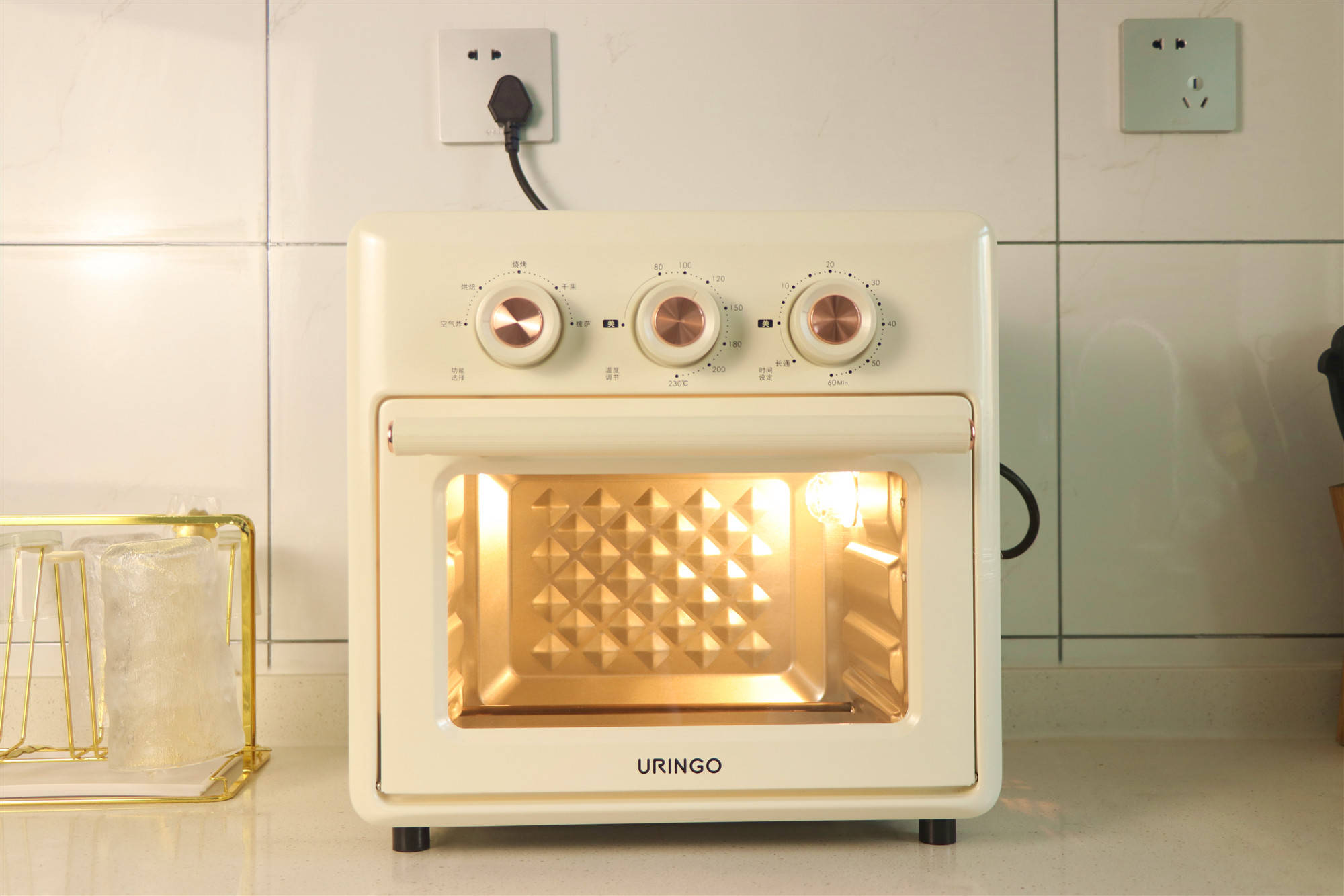 颜值和性能一样不落七彩叮当空气炸烤箱体验