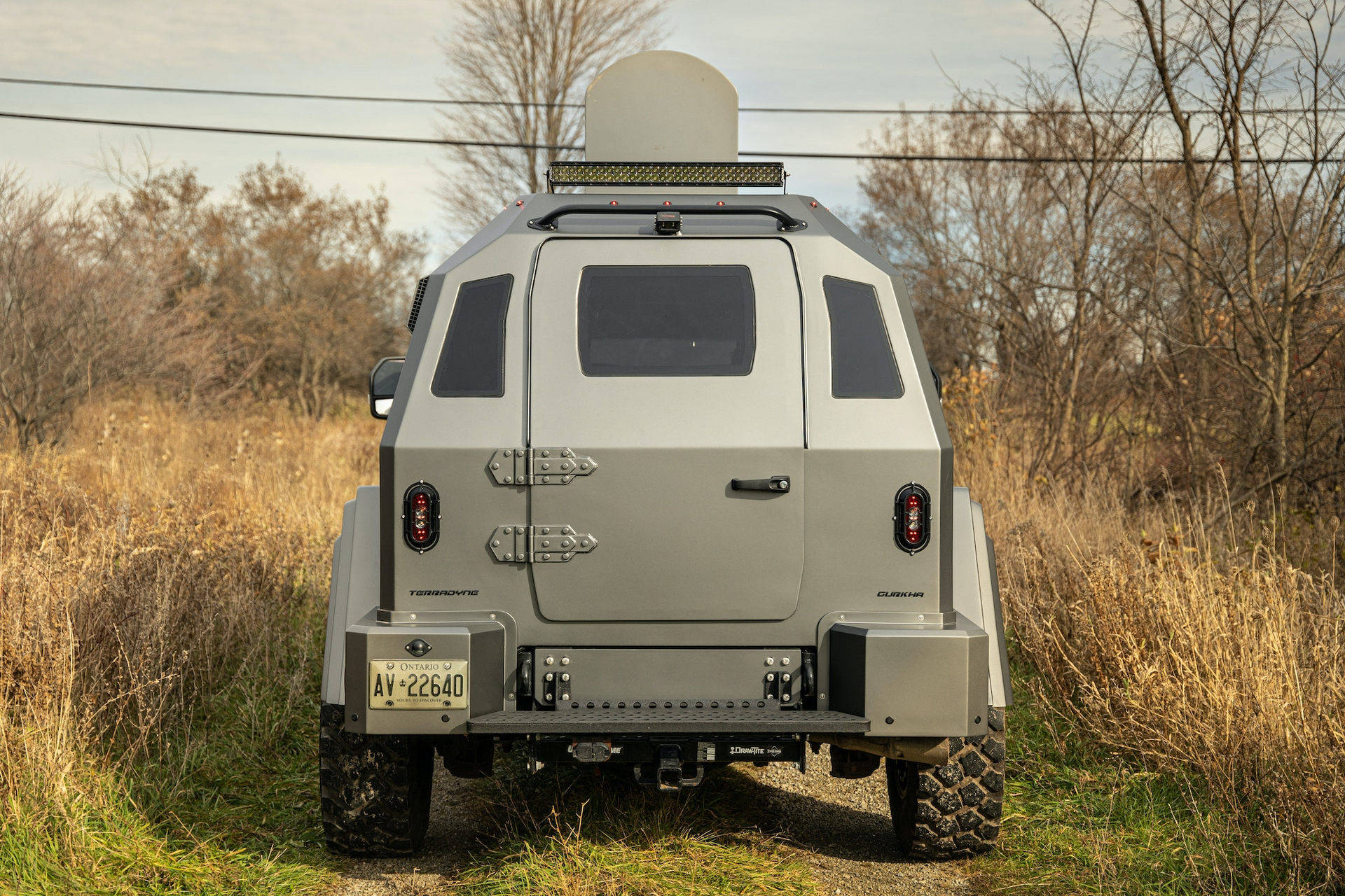 最高出价为165万美元gurkha装甲车正在拍卖中